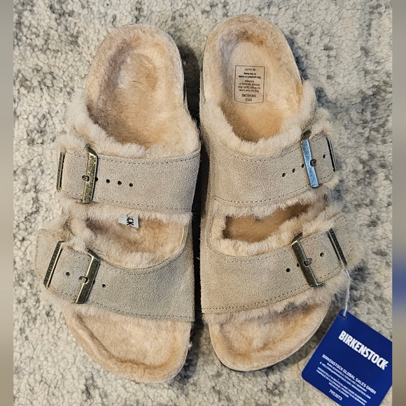 Birkenstock Arizona shearling, size EU 39 - Picture 1 of 4